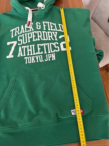 l Beden yeşil Renk Orjinal superdry sweatshirt
