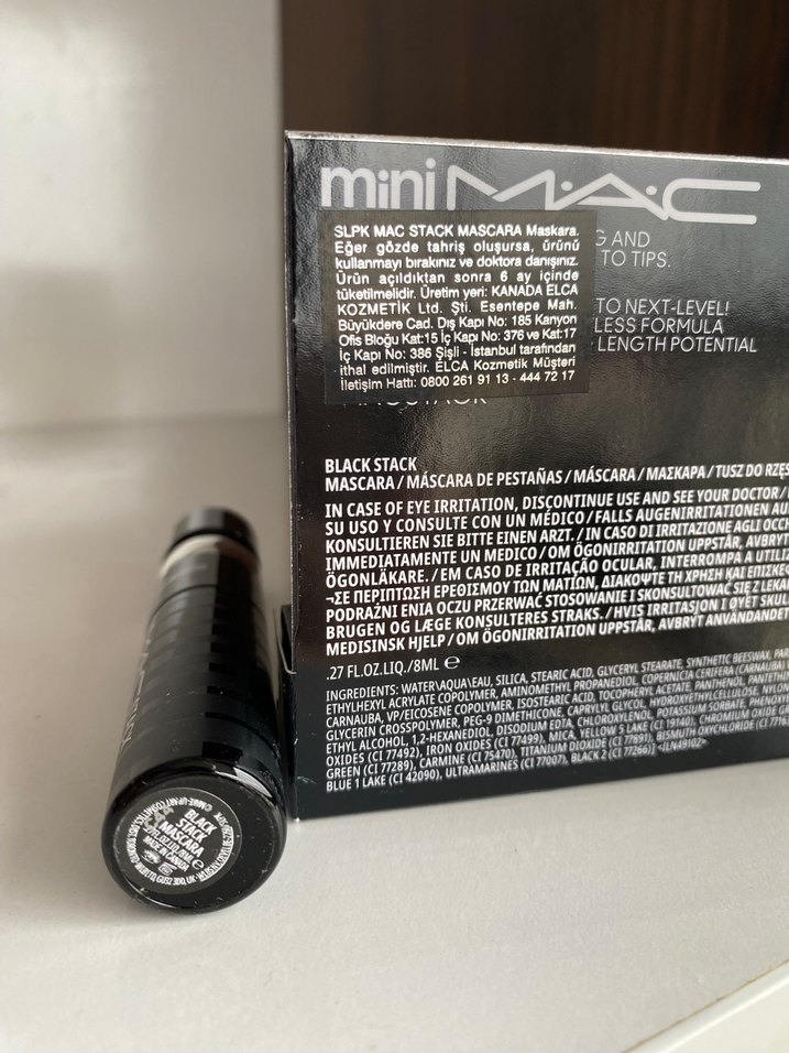 MAC Stack Siyah Maskara 8 ml - Görsel 5