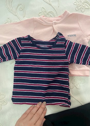 Çocuk Baskılı ve Çizgili İçlik Seti - Görsel 3