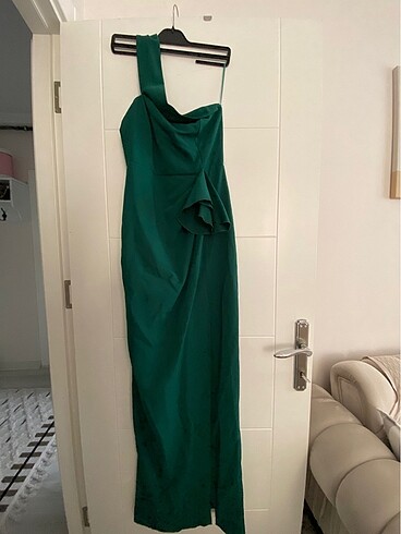 s Beden yeşil Renk Trendyol elbise
