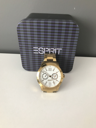 Esprit altın rengi saat