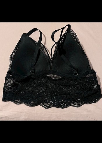 diğer Beden siyah Renk Siyah Dantel Gotik Bralet