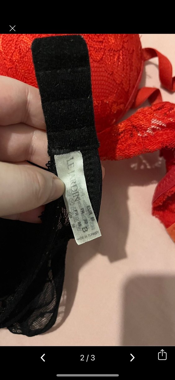 Kırmızı ve Siyah Dantelli Goth Sütyenler - Görsel 2