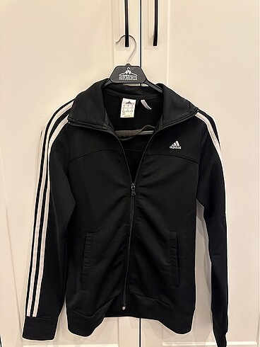 Adidas fermuarlı siyah