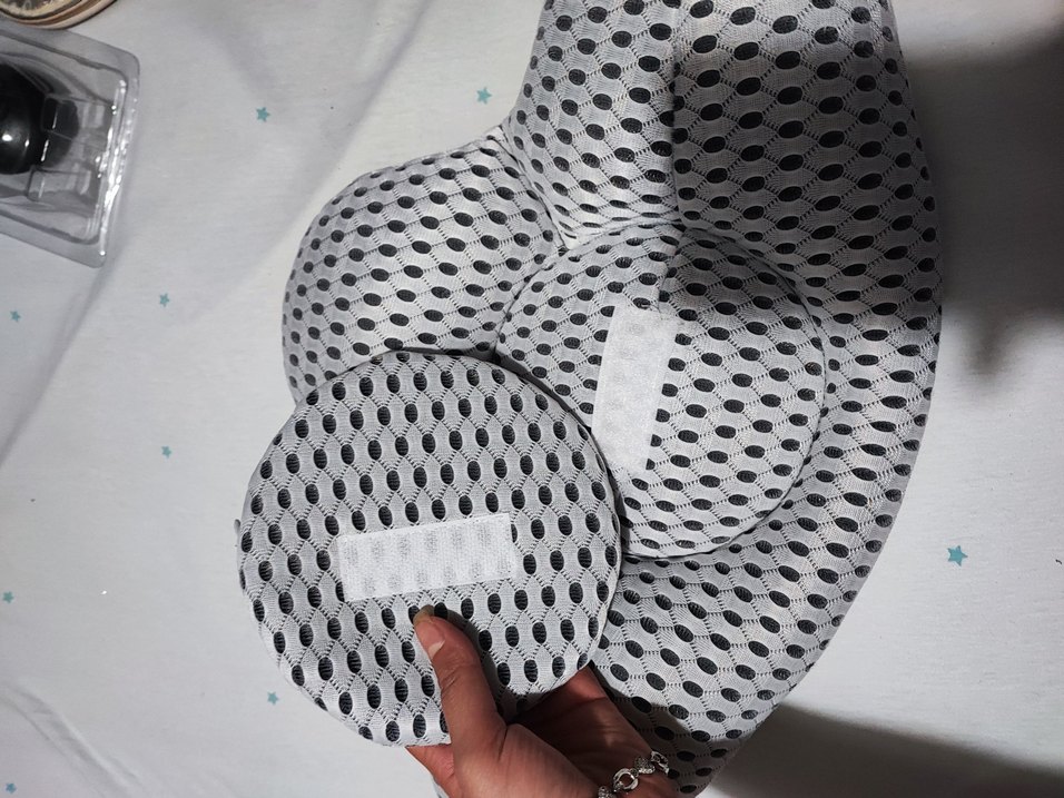 3D Havalı Mavi Gri Lomber Maternity Yastık - Görsel 5