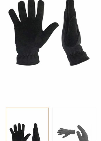Siyah polar eldiven - Görsel 2
