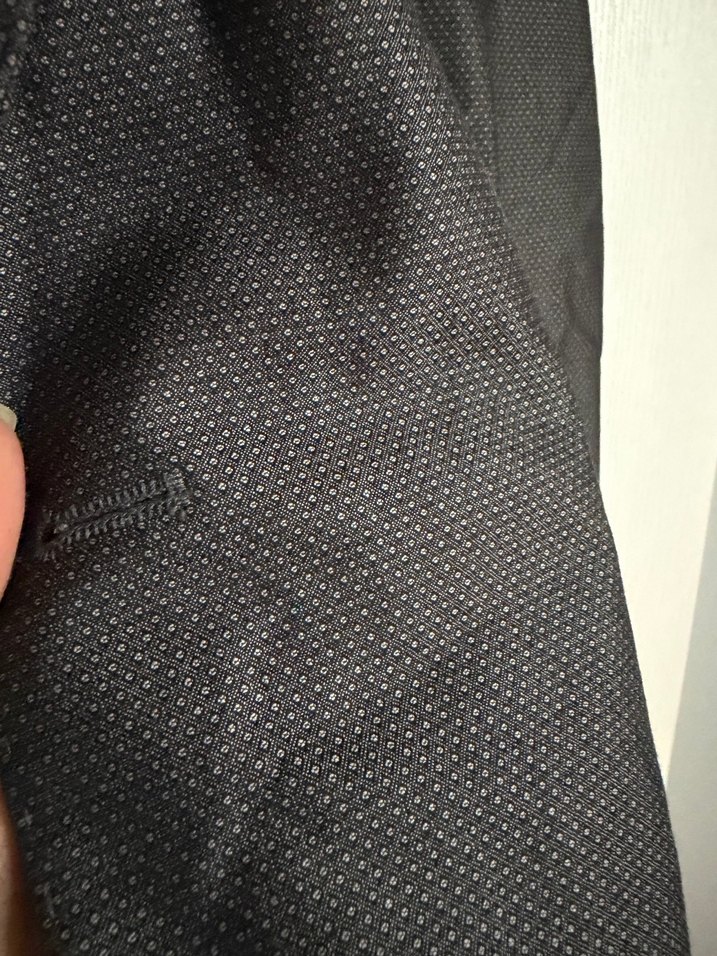 Düğmeli Gri Erkek Takım Elbise Ceket - Görsel 3