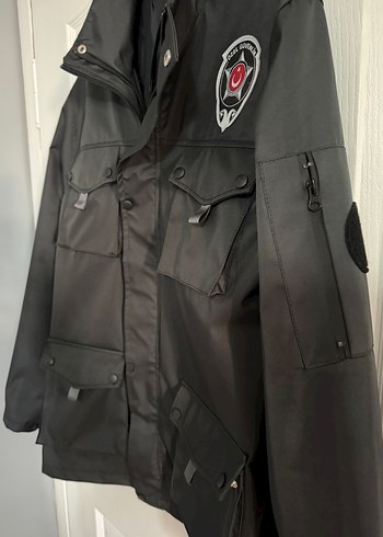 Siyah özel güvenlik mont - Görsel 4