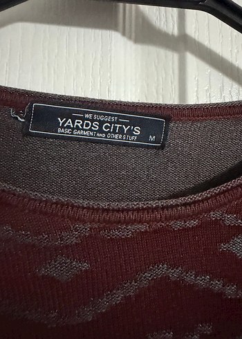 Bordo Erkek Triko Kazak Uzun Kollu - Görsel 4