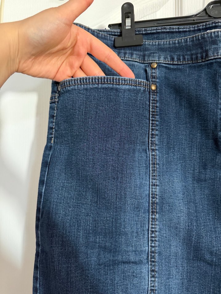 Lacivert Kot etek - Görsel 2