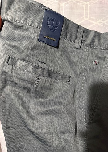 Gri Kemerli Regular Fit Erkek Pantolon - Görsel 2