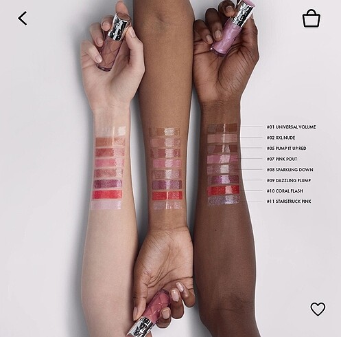 Beden çeşitli Renk Sephora collection dolgunlaştırıcı dudak parlatıcısı