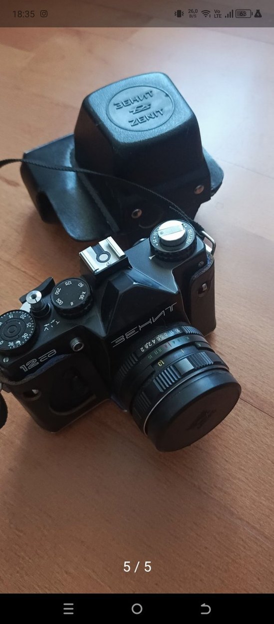 Zenit antika fotoğraf makinesi - Görsel 5