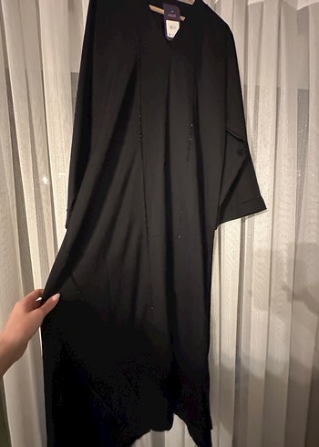 Siyah Uzun Kadın Elbise - Görsel 2