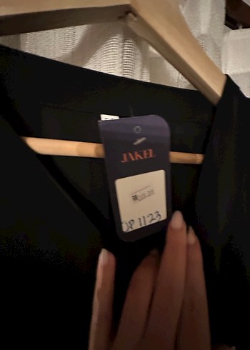 Drapeli Siyah Uzun Kadın Elbise - Görsel 2