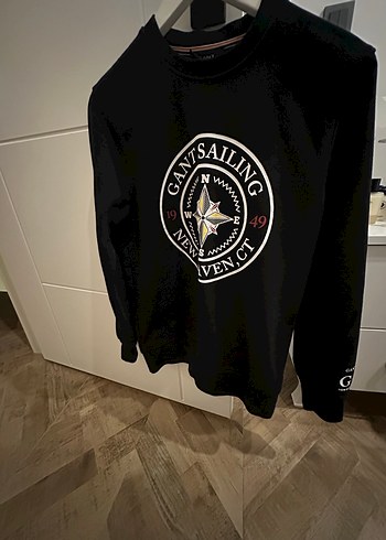 Gant Siyah Baskılı Erkek Sweatshirt - Görsel 2