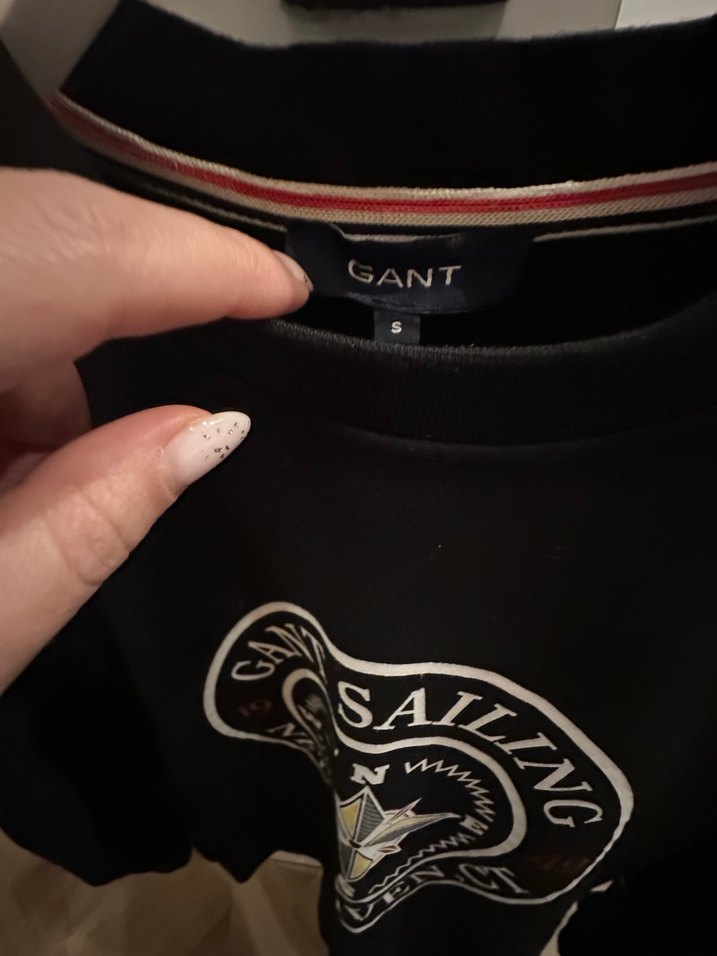 Gant Siyah Baskılı Erkek Sweatshirt - Görsel 4