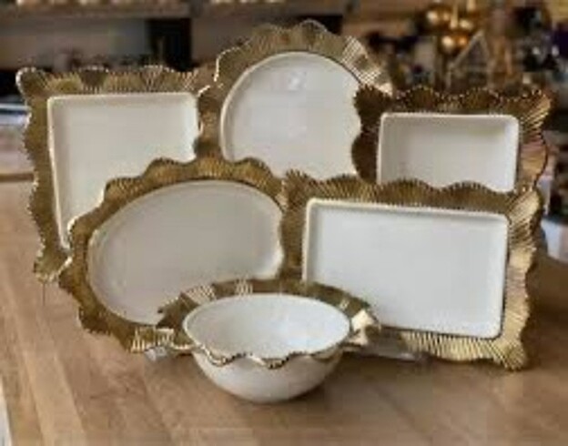 ROYKING GOLD SERVİS SUNUM TABAKLARI