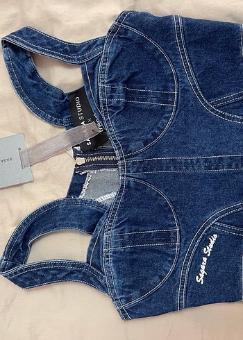 Sagaza Madrid Sagaza Denim Top