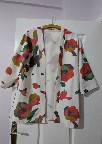 Baskılı Bohem Midi Kimono