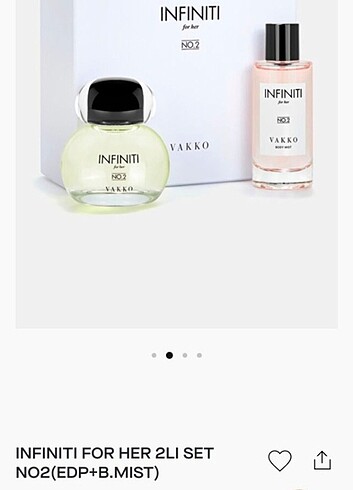 Vakko no 2 parfum seti