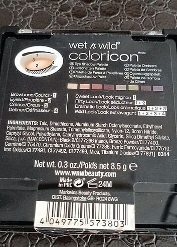  Beden Wet n Wild comfort Zone far paleti E738