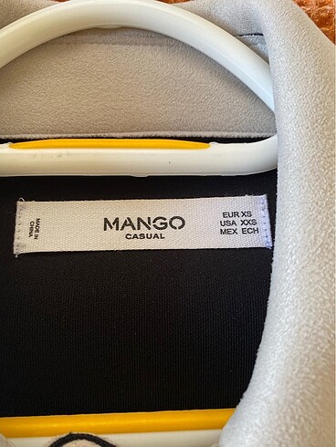 xs Beden Mango süet ceket