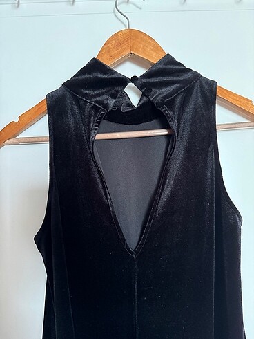 Stradivarius Kadife mini elbise
