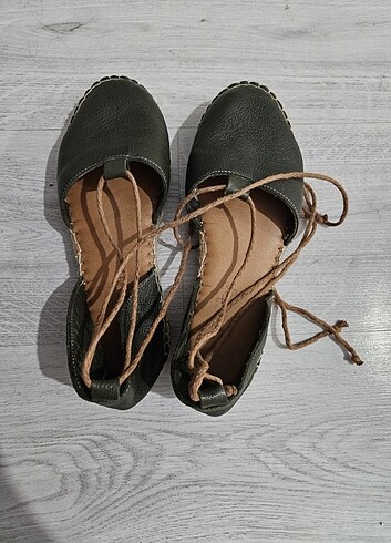 38 Beden haki Renk Espadril