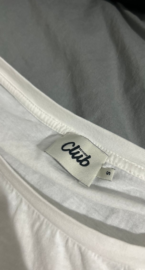 Beyaz Payetli Baskılı Hamile Tişörtü - Görsel 2