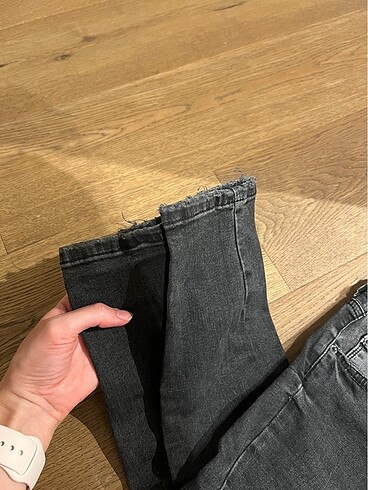 xs Beden Koyu gri skinny jean