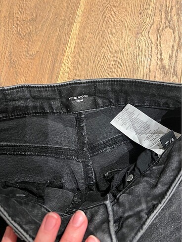 xs Beden gri Renk Koyu gri skinny jean