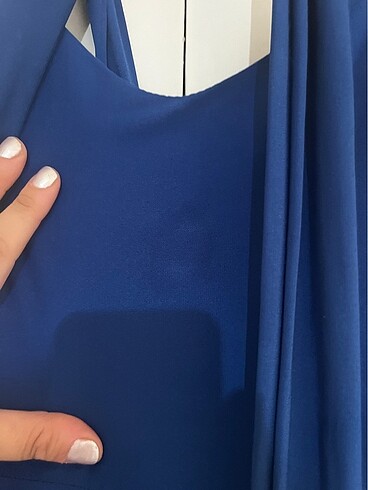 xl Beden mavi Renk Abiye elbise