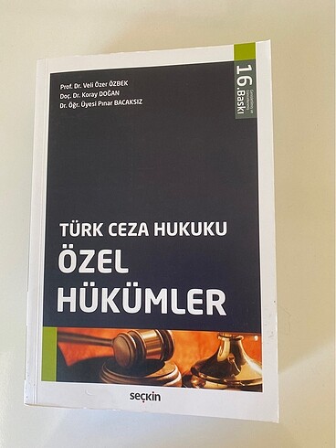 Ceza Özel Hükümler - Veli Özer Özbek