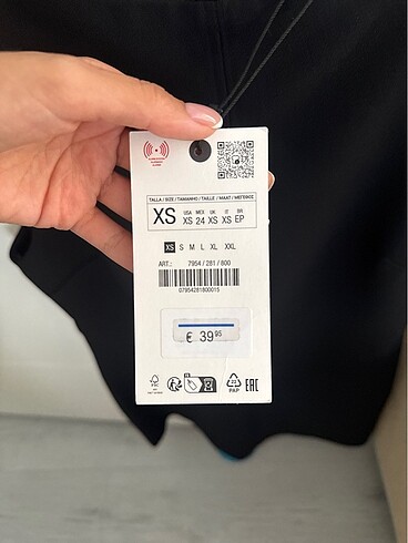 xs Beden Zara elbise