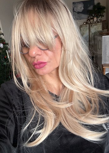 Bej Cam Kadın Saç Aksesuarı - Görsel 2