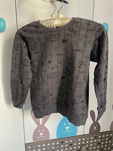 Koton 9-10 yaş içi tüylü sweatshirt