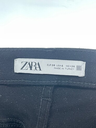 38 Beden siyah Renk Zara Jean / Kot %70 İndirimli.
