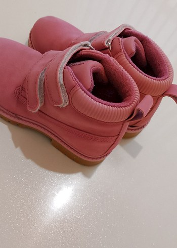 Kız Çocuk Pembe Cırt Cırtlı Kauçuk Bot markadir - Görsel 2