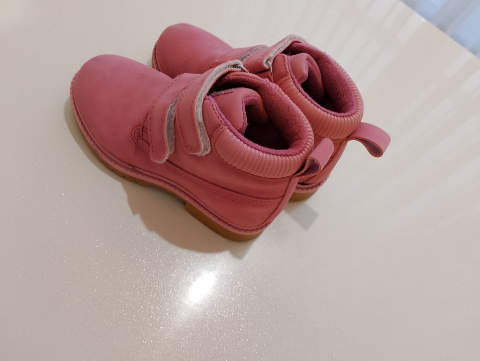 Kız Çocuk Pembe Cırt Cırtlı Kauçuk Bot markadir - Görsel 2