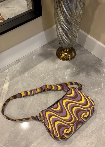 Mor Bağlamalı Kadın Çantası - Görsel 3