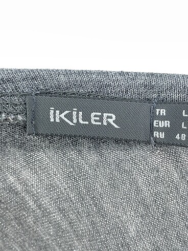 l Beden gri Renk Ikiler Hırka %70 İndirimli.
