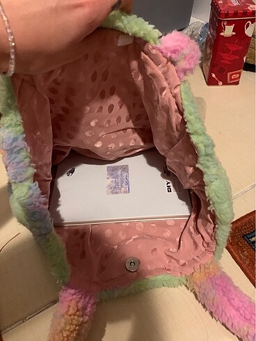 Beden Peluş tote çanta