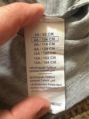 4 Yaş Beden Nebbati Tshirt