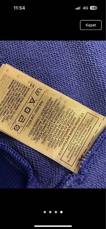 12-18 Ay Beden mavi Renk Adidas Eşofman Üstü