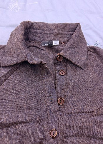 Düğmeli Uzun kahverengi İPEKYOL  Kadın Elbise - Görsel 2