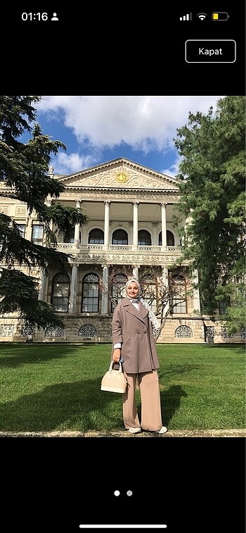Aker Aker bej krem el çantası