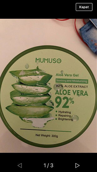 Diğer Mumuso Aloe Vera