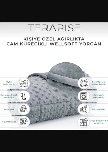 Kişiye Özel Ağırlıklı Wellsoft Yorgan
