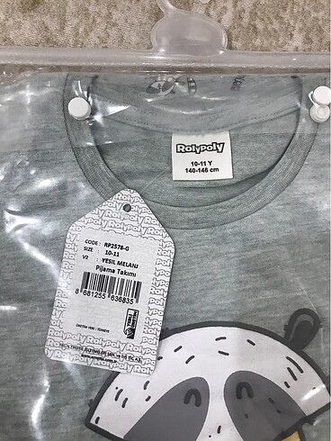 10 Yaş Beden Kız çocuğu pijama takımı